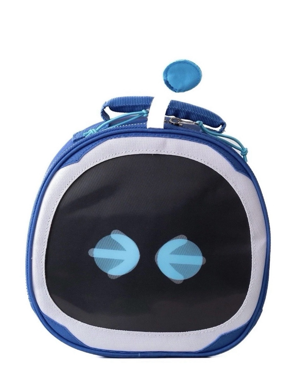 Blue Kids Round Character Backpack - Light Blue Accents